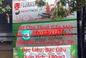 Cần Cho Thuê Gấp Mặt Bằng Vị Trí Đẹp Tại 356 Trần Phú, Phường 7, TP Bạc Liêu, Bạc Liêu